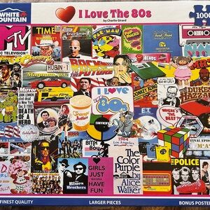 I love the 80’s 1000 Piece Puzzle